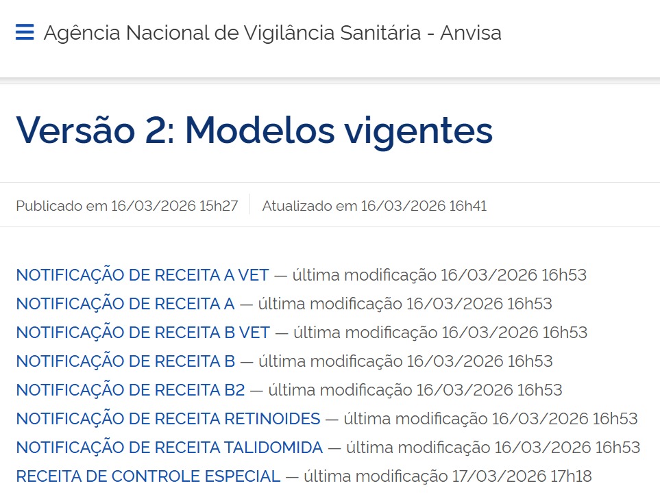 Vigilância Sanitária orienta prescritores sobre novas regras para receituários de controle especial