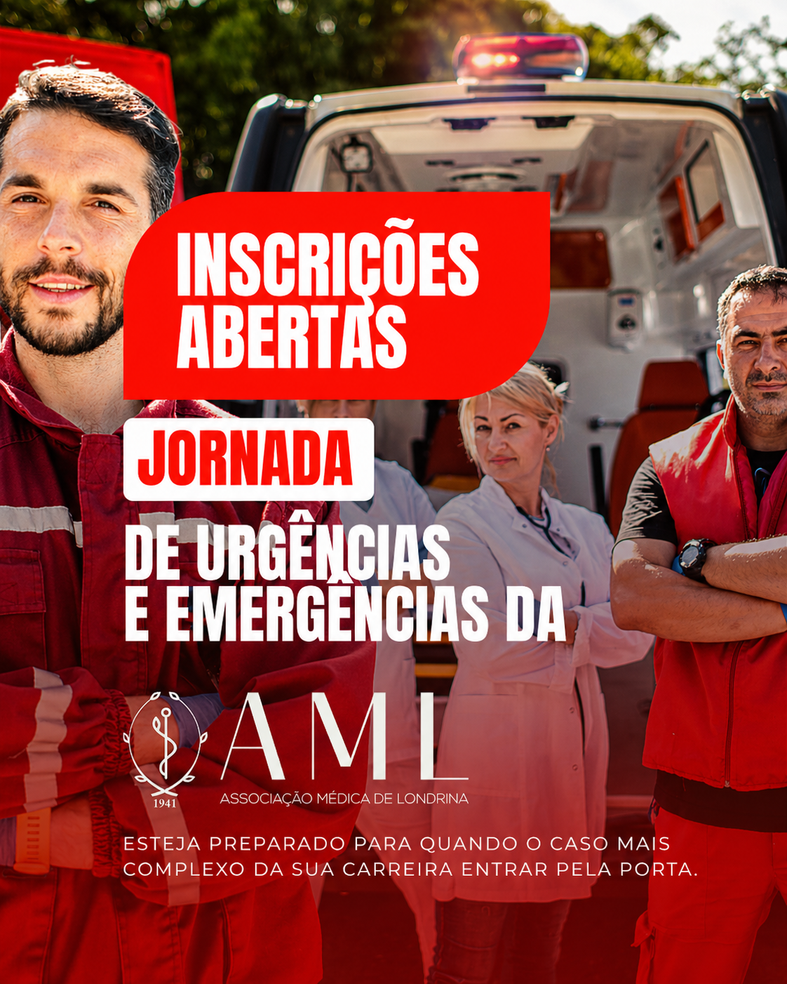 Associação Médica de Londrina abre inscrições para  Jornada de Urgências e Emergências AML 2026