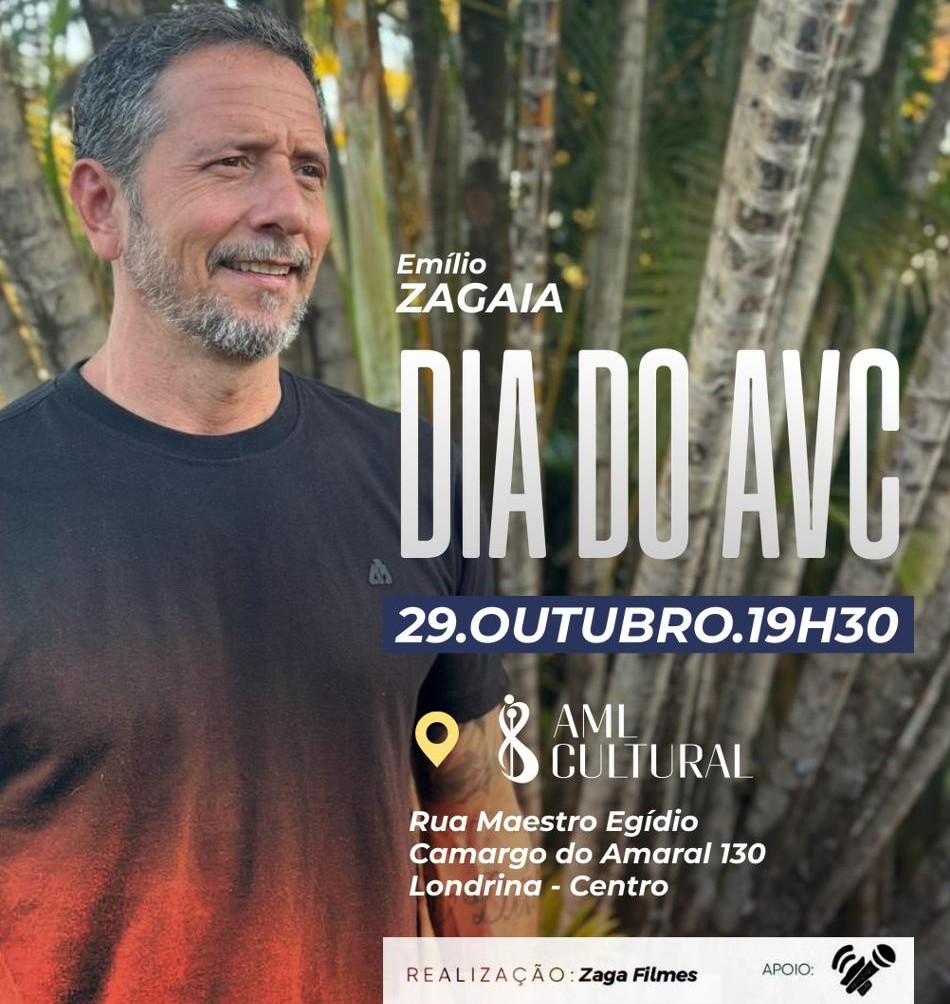 AML promove roda de conversa sobre AVC com palestra inspiradora de Emílio Zagaia