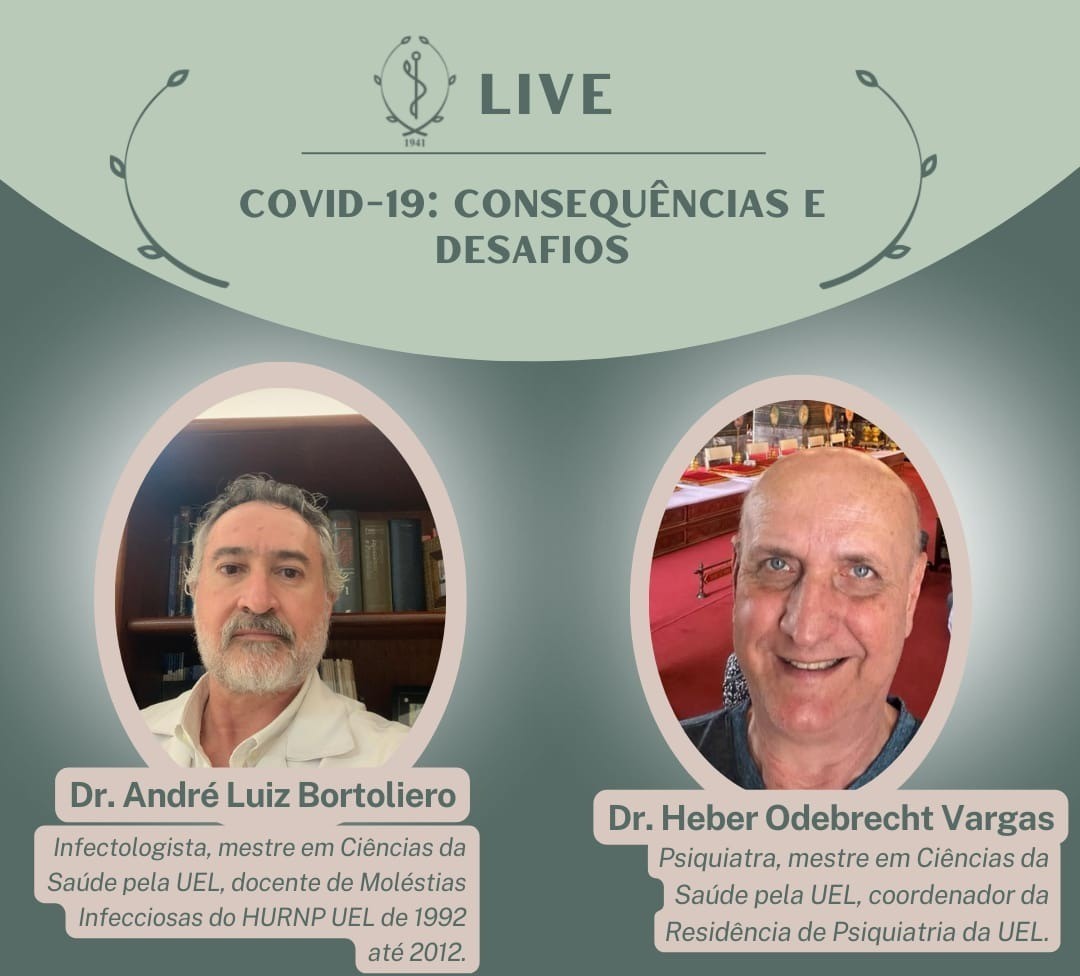 Covid-19: live no dia 10/7 debate as consequências e desafios da doença