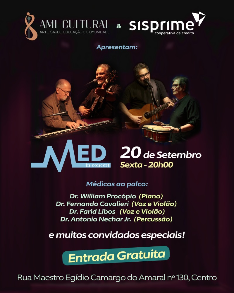 Música e medicina se encontram no Med in Concert em Londrina