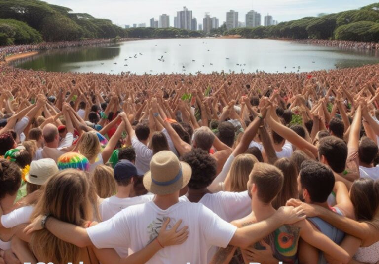 AML participa do Abraço no Lago pela Paz em Londrina