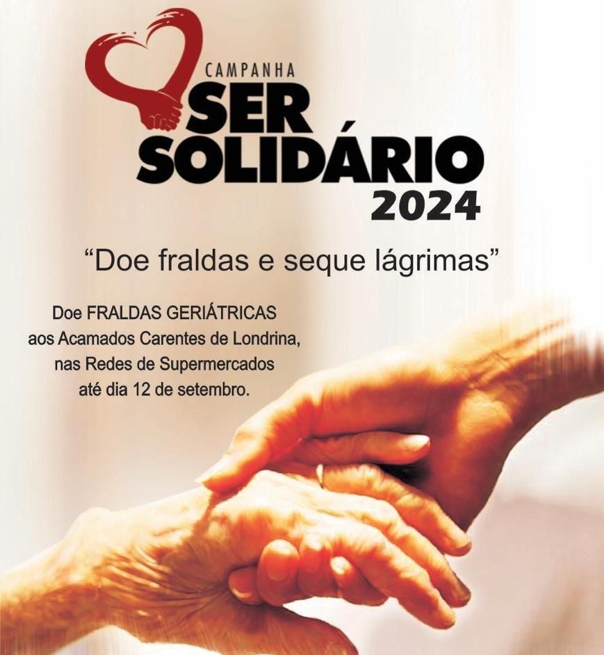 ‘Ser Solidário 2024’: AML apoia campanha de arrecadação de fraldas geriátricas