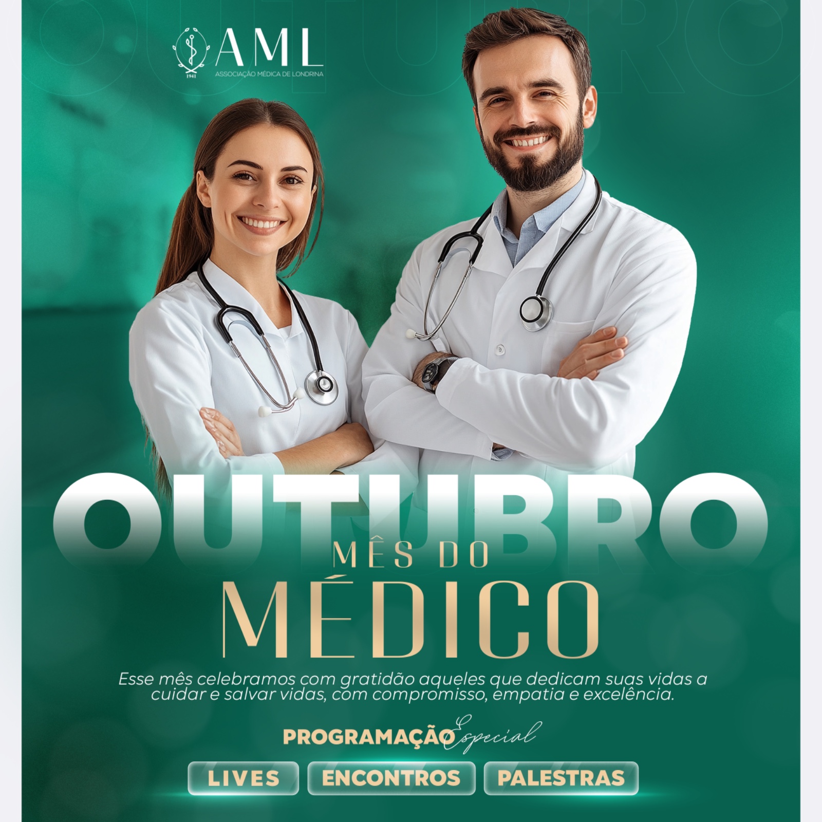 Mês do Médico AML: confira nossa programação especial para outubro